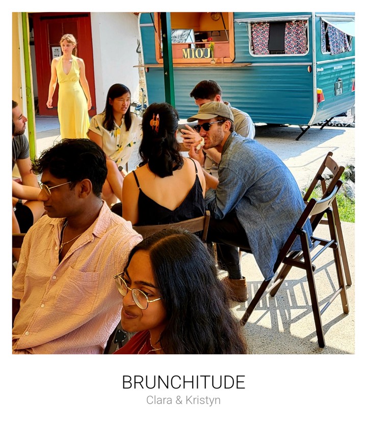 Polaroid légendé « Brunchitude »