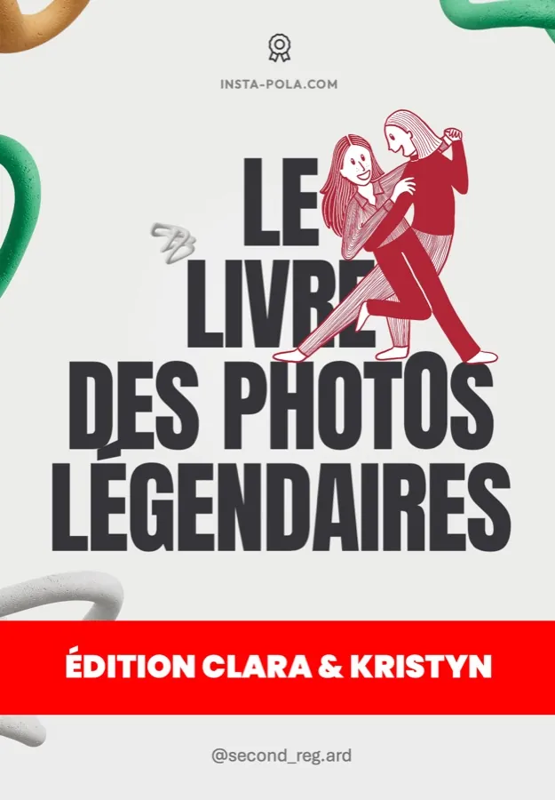 La couverture du livre : Le livre des photos légendaires, édition Clara & Kristyn